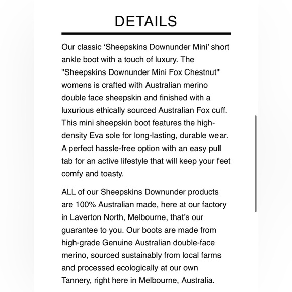 Genuine Australian Uggs (Sheepskins down under) - women’s Mini Short boot - Picture 6 of 7